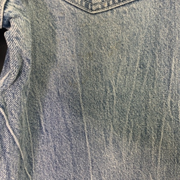 Pacsun Light Blue Distressed Wide Leg Playboy Bunny Graphic Jeans Size 25 - Picture 15 of 15